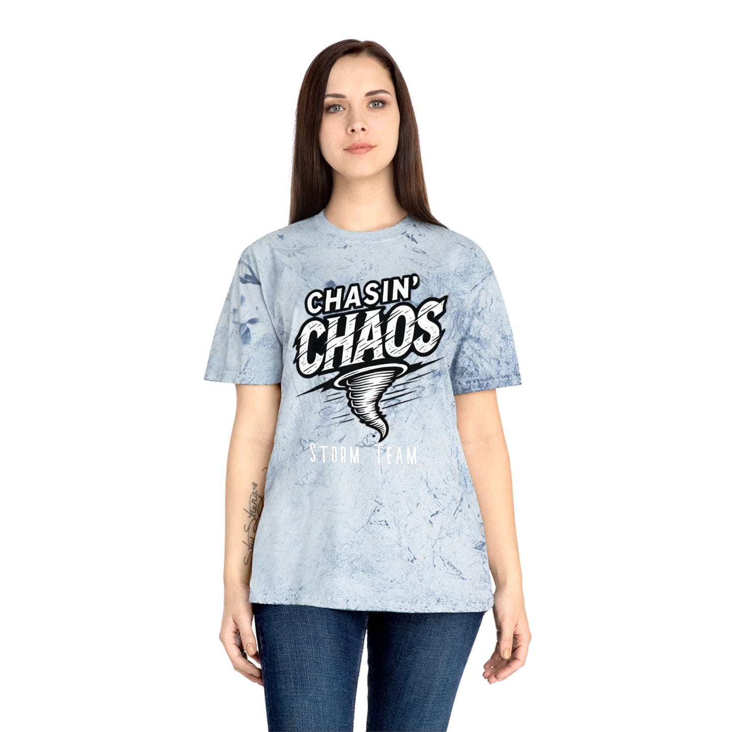 Color Blast T-Shirt - Chasin Chaos Storm Team Logo