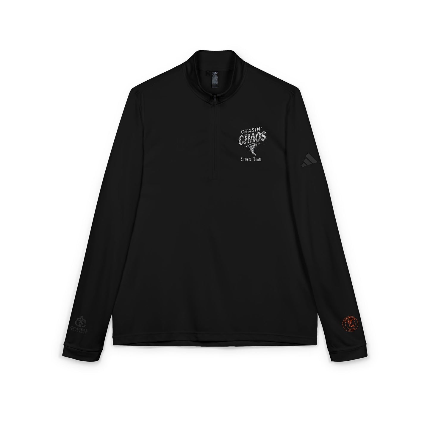 adidas® Quarter-Zip Pullover with Embroidery - Stylish Athletic Top for Outdoor Activities, Sports, Casual Wear, Gifts, Workout