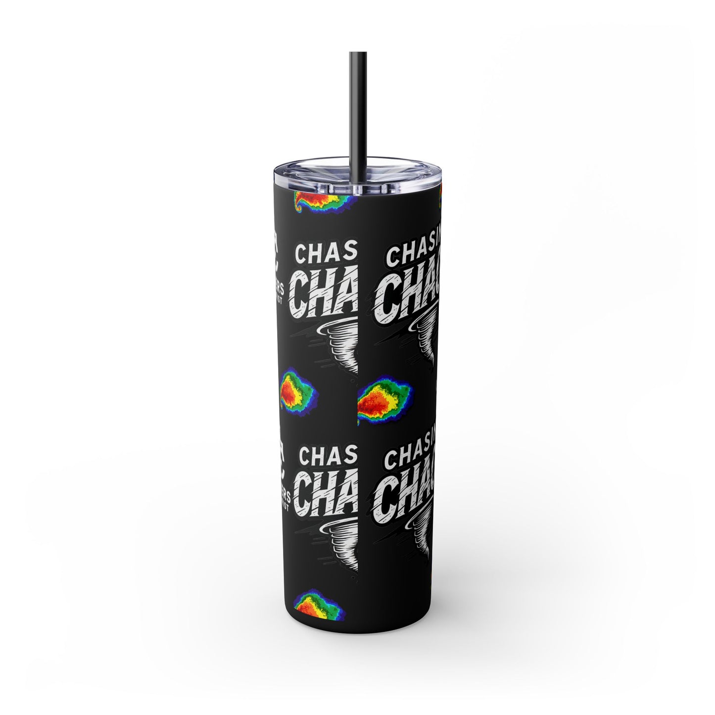 Tumbler Cup with Tornado Radar Image - Storm Chaser Merchandise