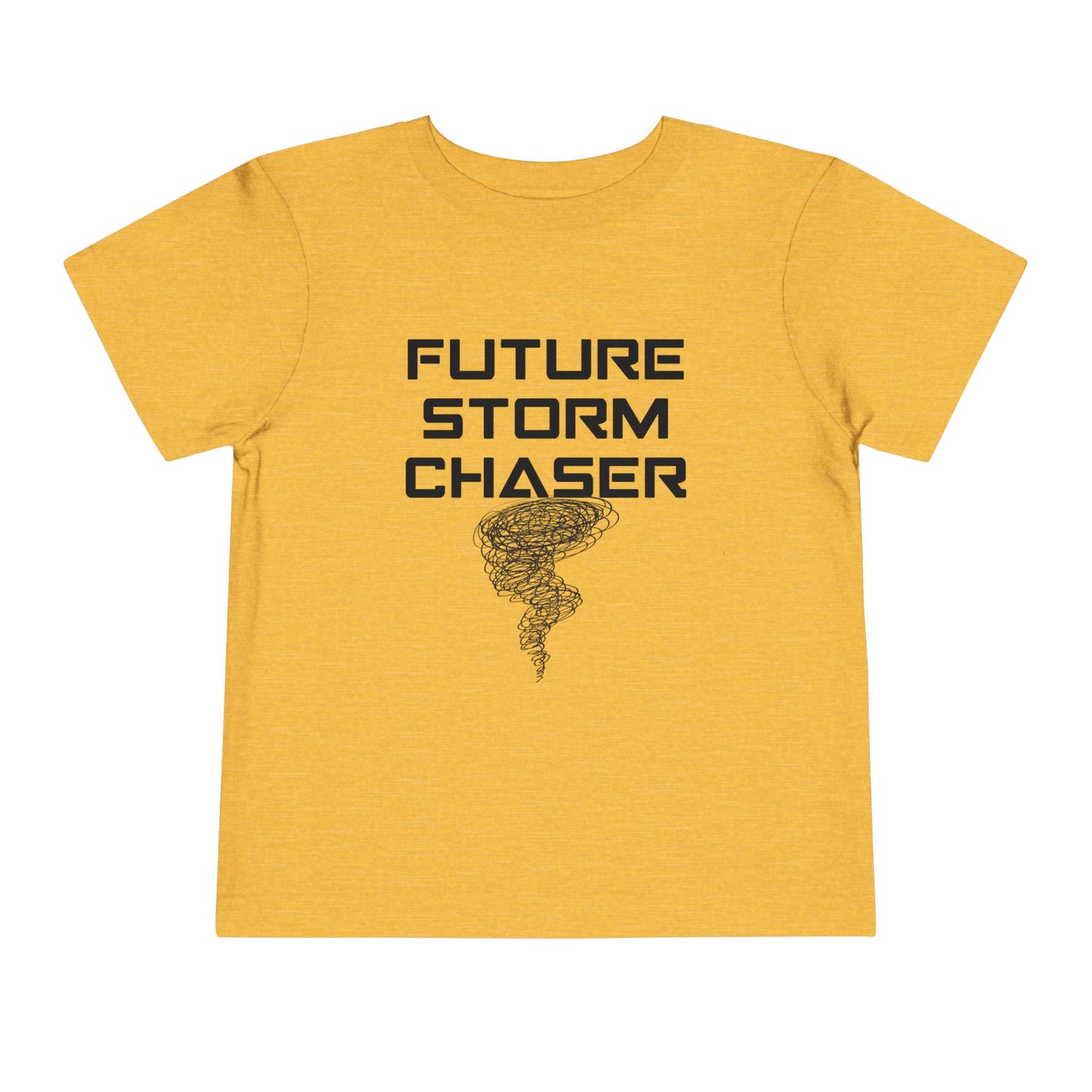 Toddler Tee - Future Storm Chaser with Tornadoes and Chasin Chaos Logo