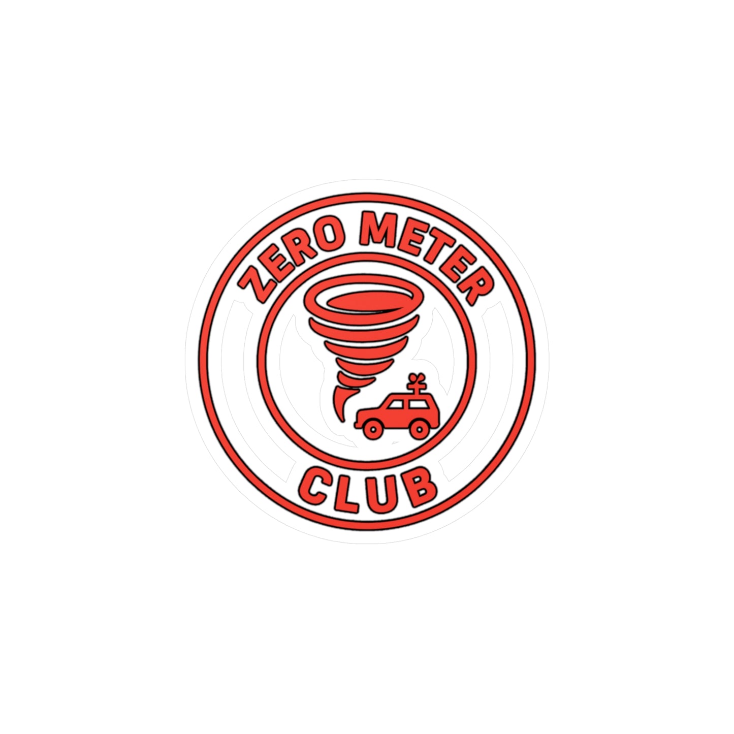 Vinyl Decal - ZERO METER CLUB Storm Chaser Sticker