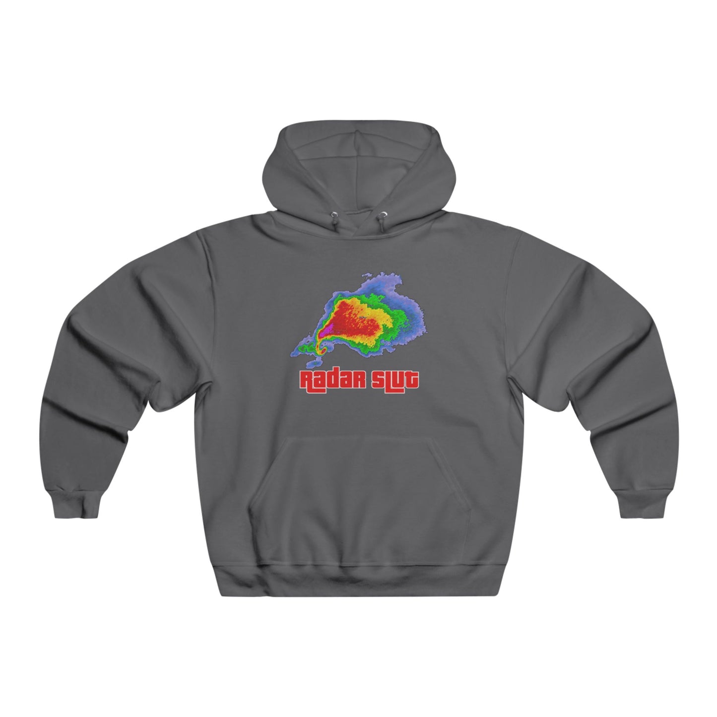Radar Slut Graphic Hoodie, Cozy Sweatshirt for Weather Enthusiasts, Perfect Gift for Meteorologists, Casual Wear, Men's Hoodie