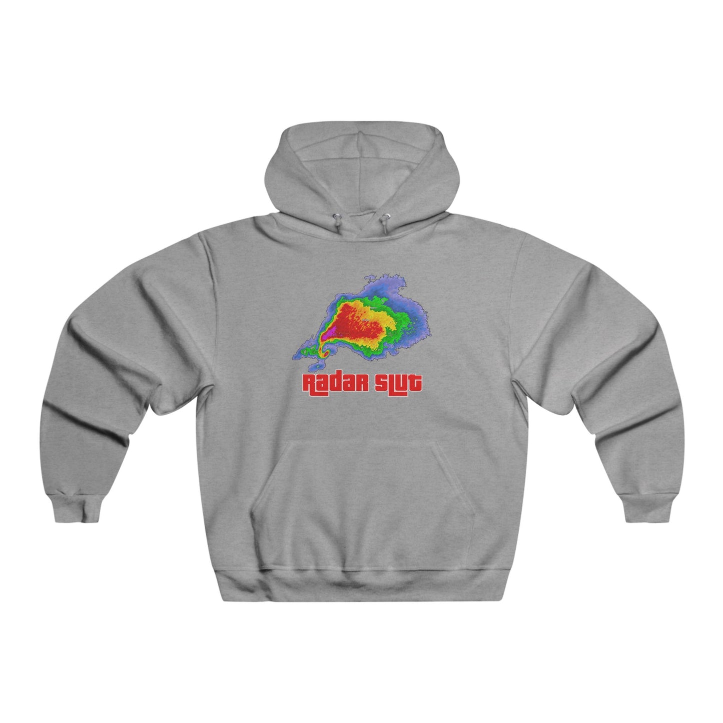 Radar Slut Graphic Hoodie, Cozy Sweatshirt for Weather Enthusiasts, Perfect Gift for Meteorologists, Casual Wear, Men's Hoodie