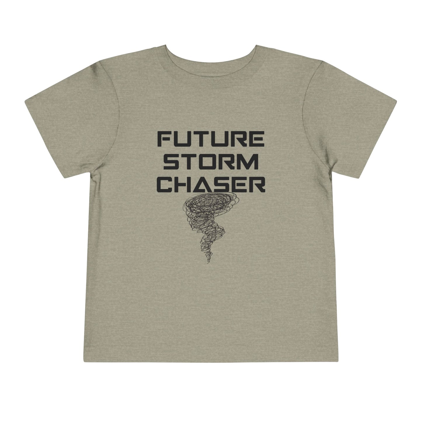 Toddler Tee - Future Storm Chaser with Tornadoes and Chasin Chaos Logo
