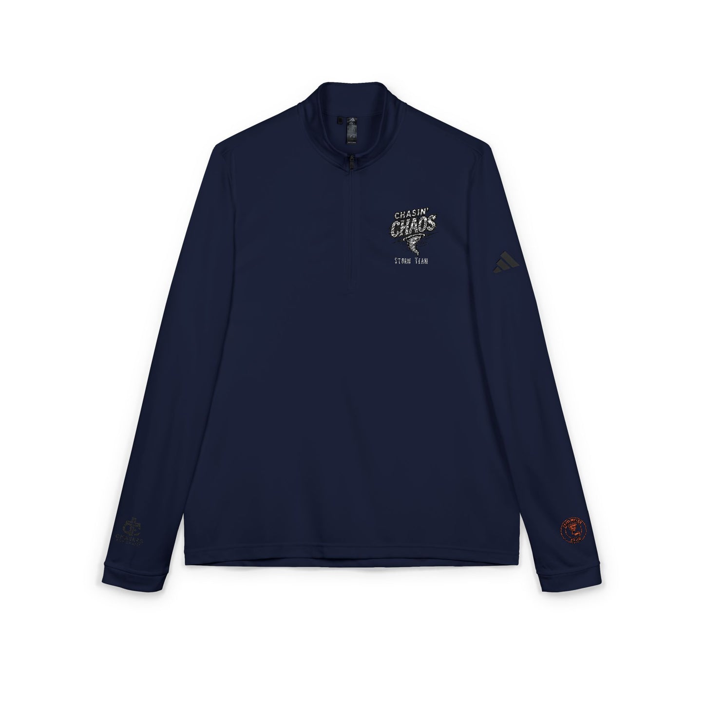 adidas® Quarter-Zip Pullover with Embroidery - Stylish Athletic Top for Outdoor Activities, Sports, Casual Wear, Gifts, Workout