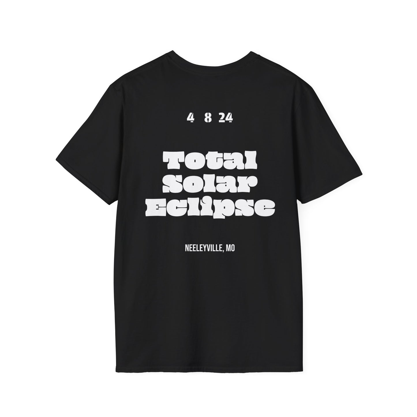 Messin' With Mother Nature Eclipse LIMITED Unisex Softstyle T-Shirt Front and Back Print