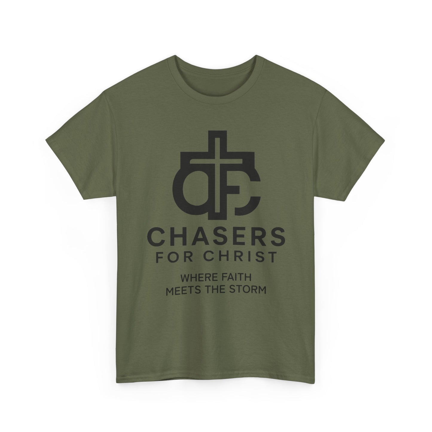 100% Cotton Chasers For Christ Storm Storm Chasers Tee, Religious