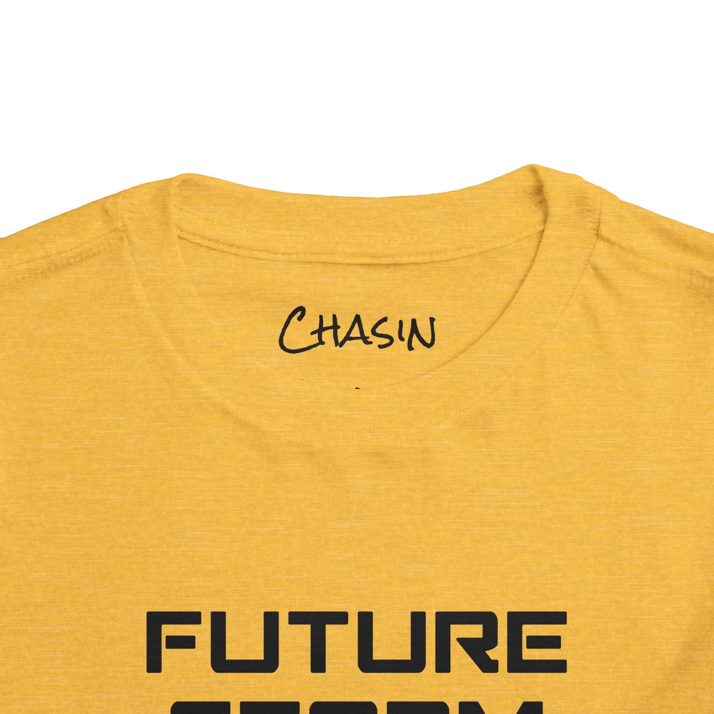 Toddler Tee - Future Storm Chaser with Tornadoes and Chasin Chaos Logo
