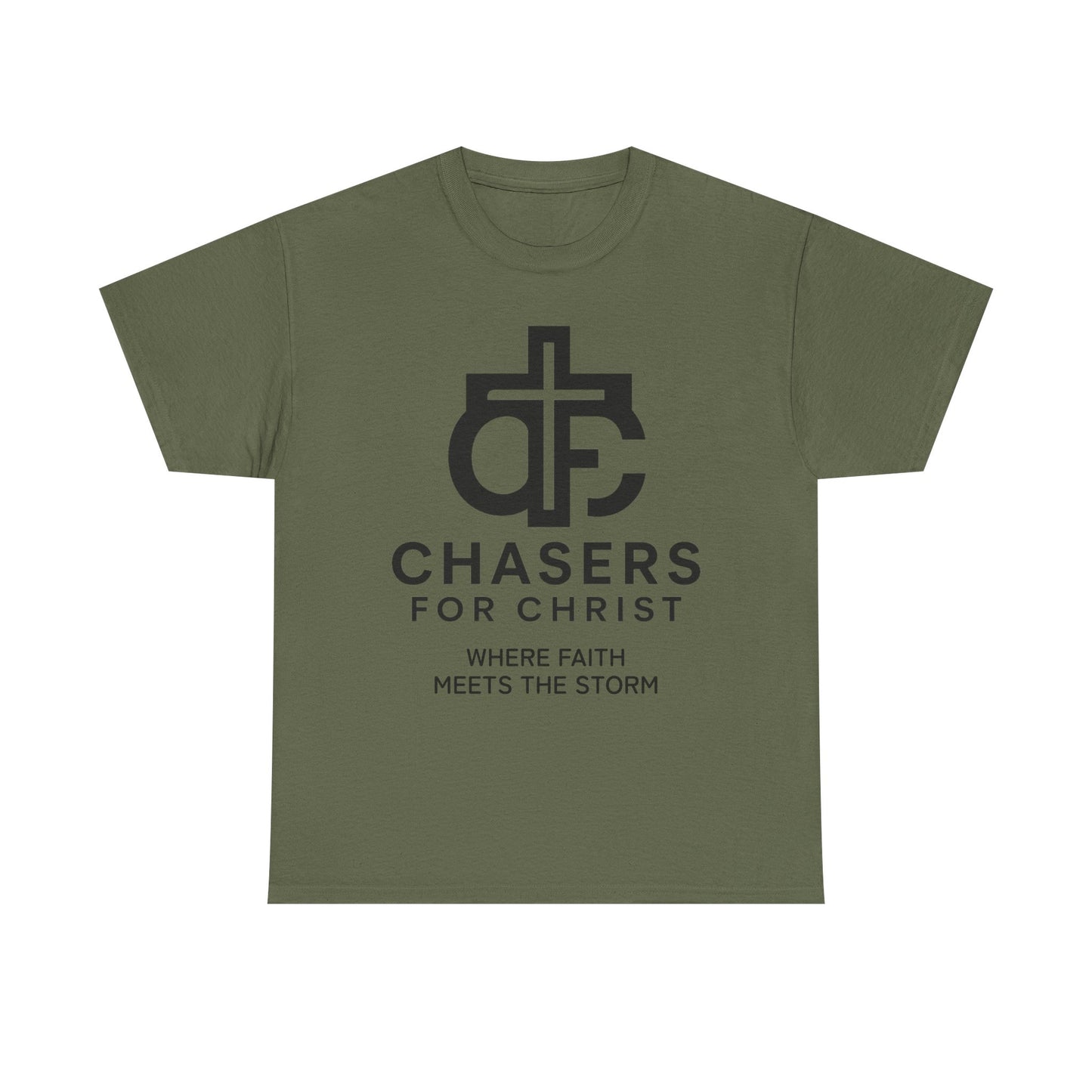 100% Cotton Chasers For Christ Storm Storm Chasers Tee, Religious