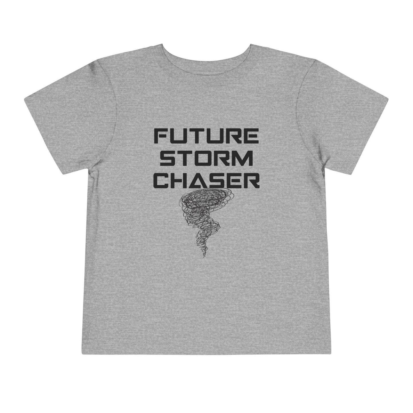 Toddler Tee - Future Storm Chaser with Tornadoes and Chasin Chaos Logo