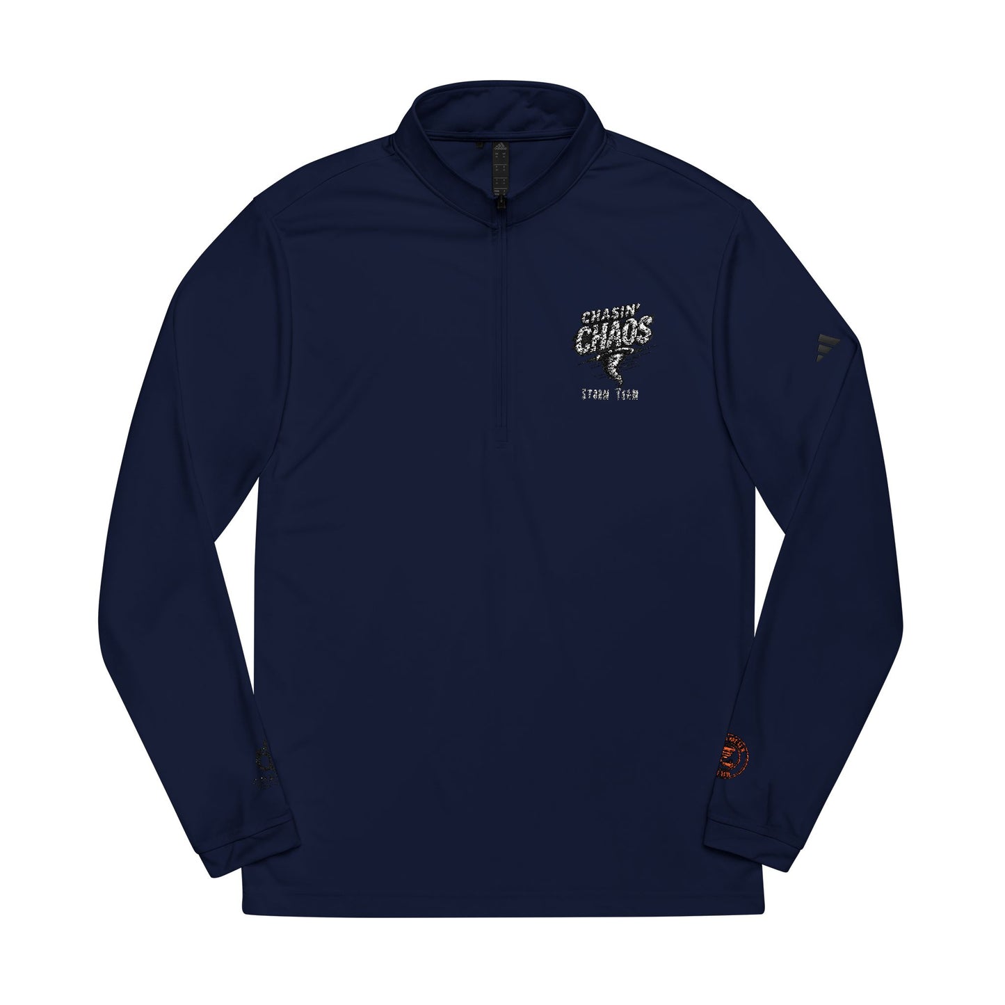 adidas® Quarter-Zip Pullover with Embroidery - Stylish Athletic Top for Outdoor Activities, Sports, Casual Wear, Gifts, Workout