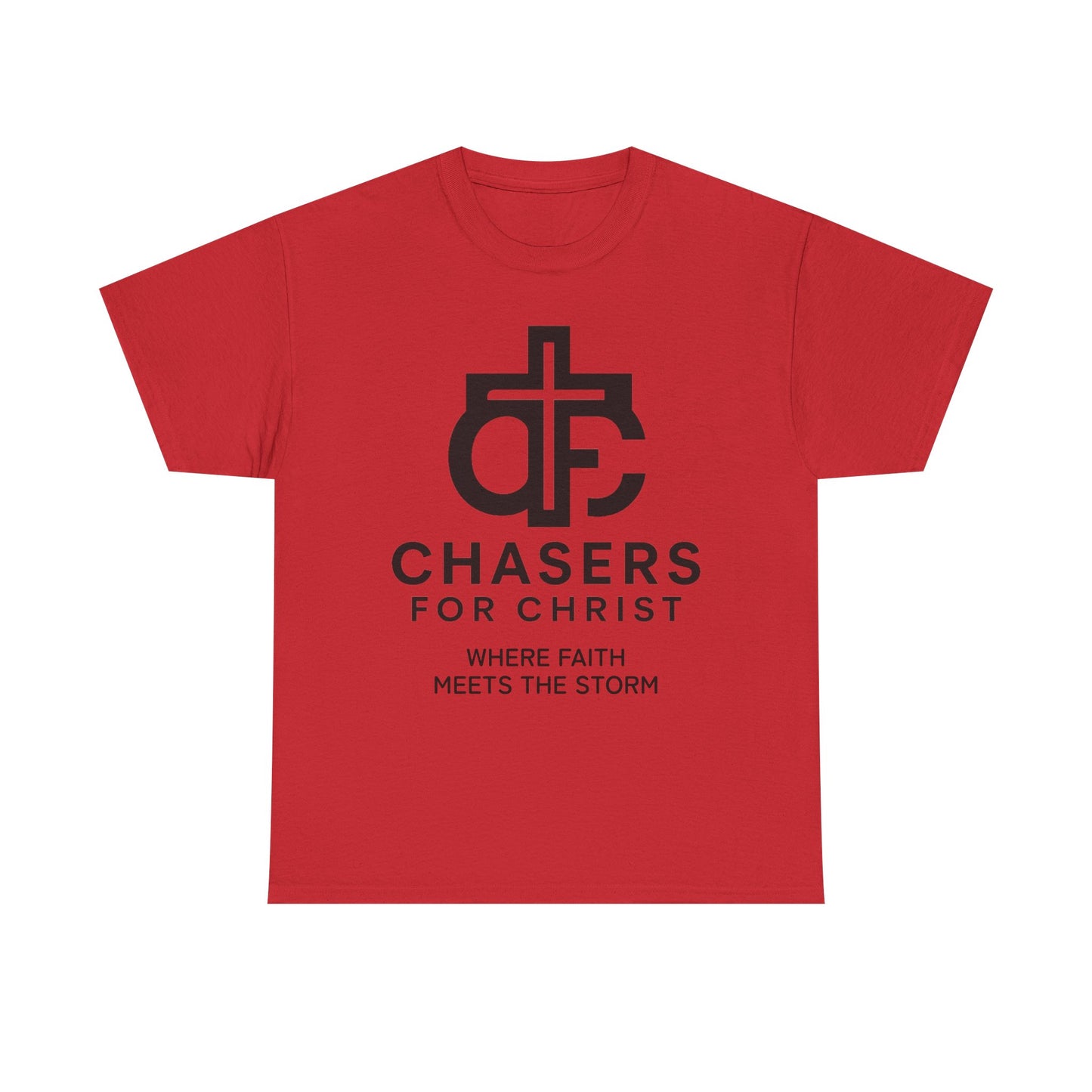 100% Cotton Chasers For Christ Storm Storm Chasers Tee, Religious
