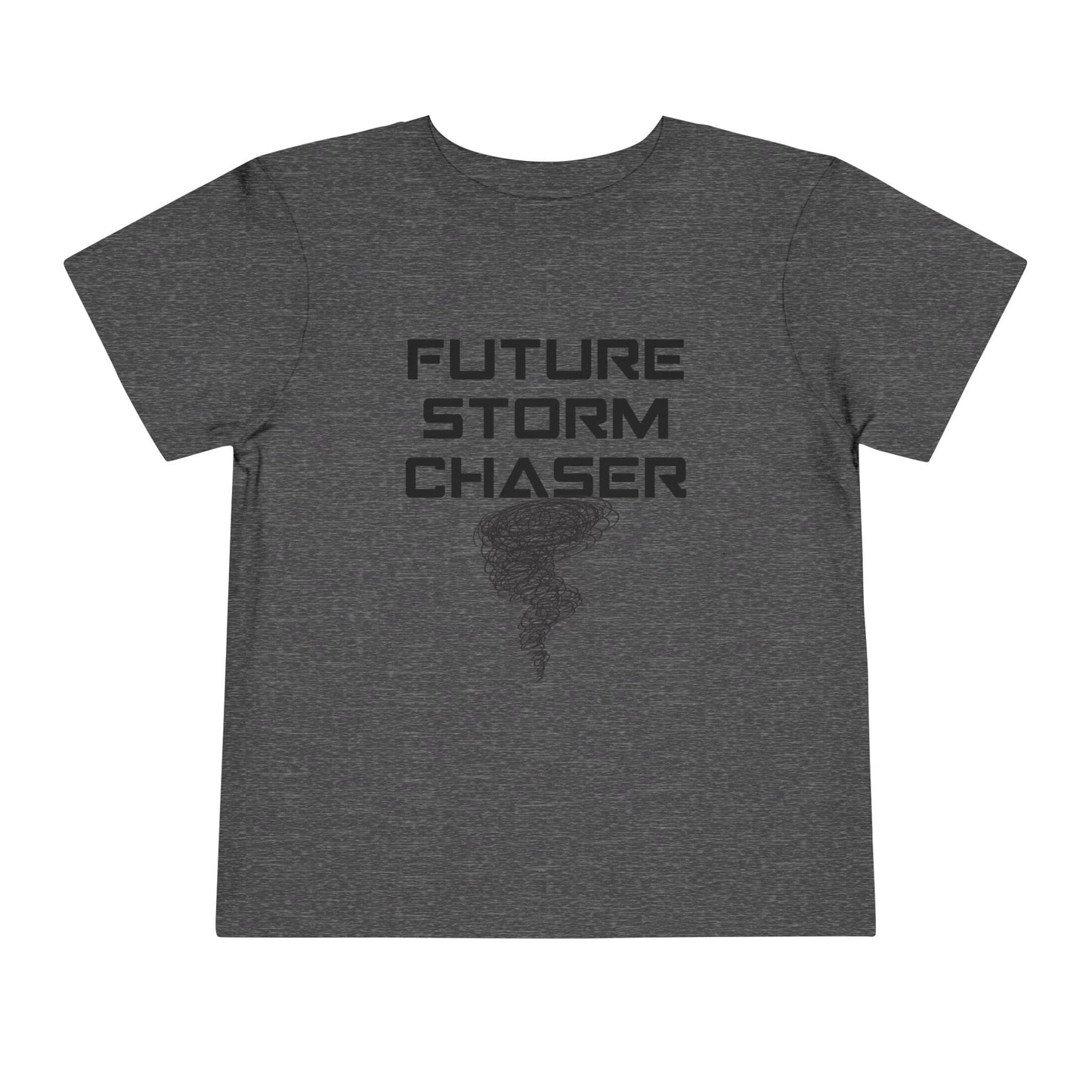 Toddler Tee - Future Storm Chaser with Tornadoes and Chasin Chaos Logo