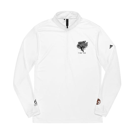 adidas® Quarter-Zip Pullover with Embroidery - Stylish Athletic Top for Outdoor Activities, Sports, Casual Wear, Gifts, Workout
