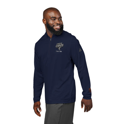 adidas® Quarter-Zip Pullover with Embroidery - Stylish Athletic Top for Outdoor Activities, Sports, Casual Wear, Gifts, Workout