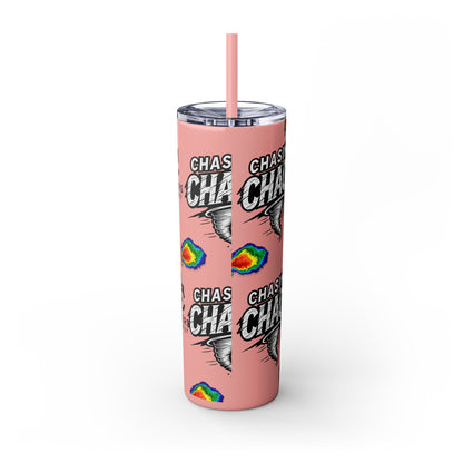 Tumbler Cup with Tornado Radar Image - Storm Chaser Merchandise