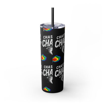 Tumbler Cup with Tornado Radar Image - Storm Chaser Merchandise