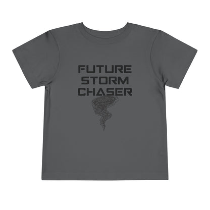 Toddler Tee - Future Storm Chaser with Tornadoes and Chasin Chaos Logo