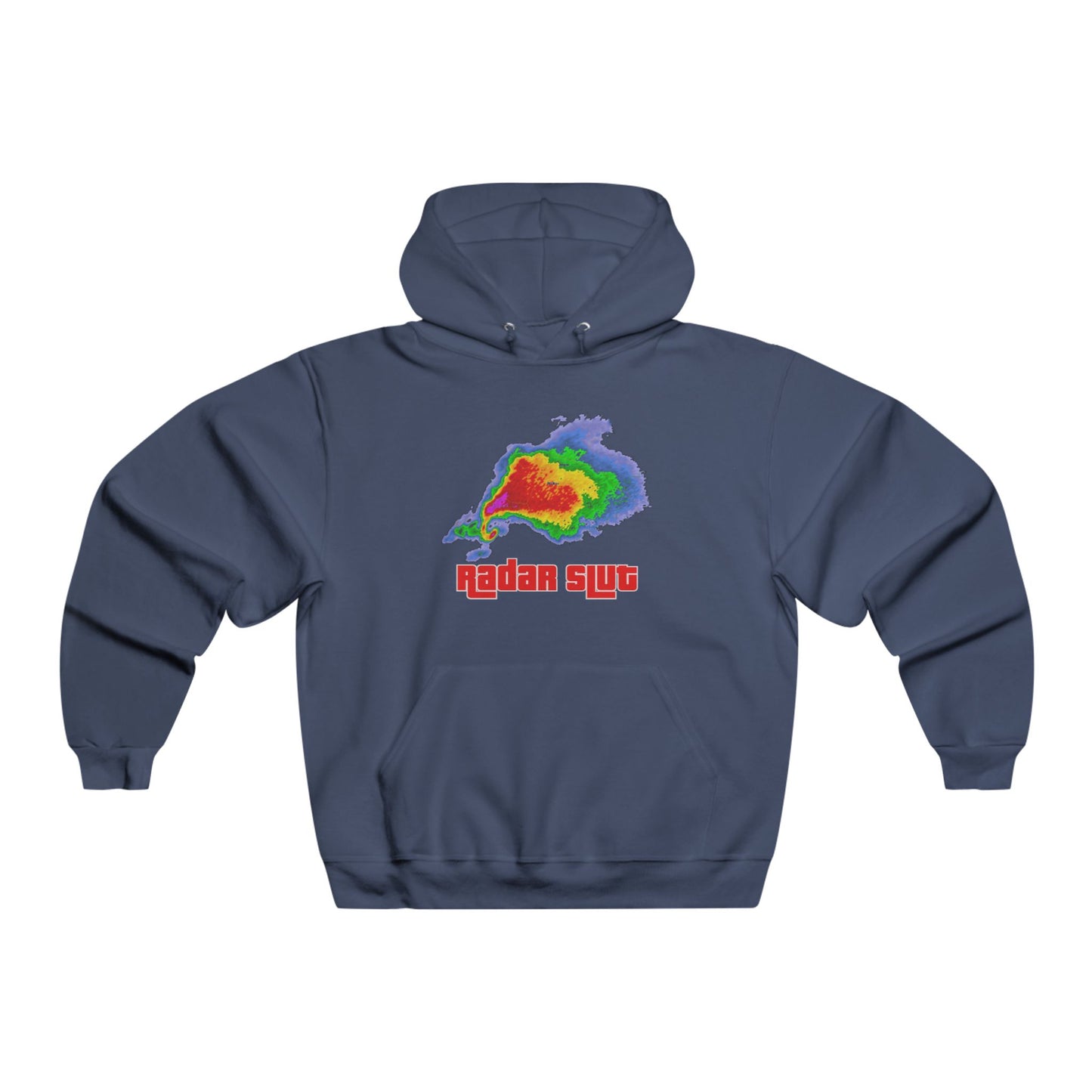 Radar Slut Graphic Hoodie, Cozy Sweatshirt for Weather Enthusiasts, Perfect Gift for Meteorologists, Casual Wear, Men's Hoodie