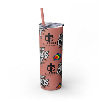 Tumbler Cup with Tornado Radar Image - Storm Chaser Merchandise