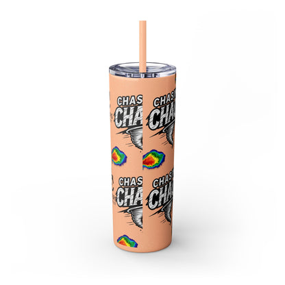 Tumbler Cup with Tornado Radar Image - Storm Chaser Merchandise