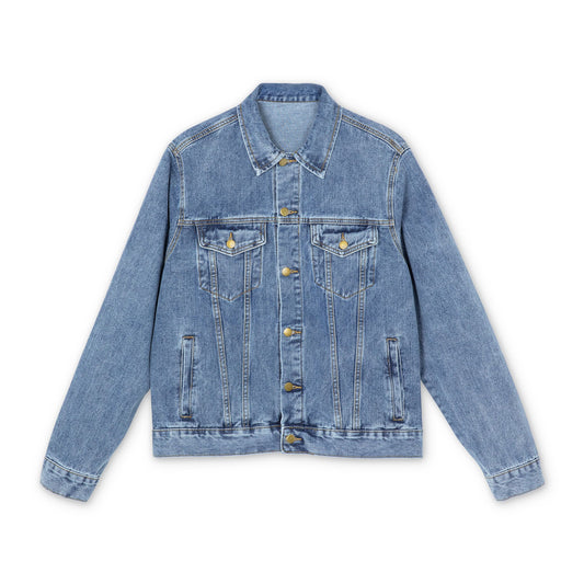 Men's Denim Jacket - Chasin' Chaos Storm Team Vintage Style
