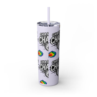 Tumbler Cup with Tornado Radar Image - Storm Chaser Merchandise
