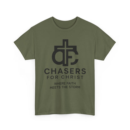 100% Cotton Chasers For Christ Storm Storm Chasers Tee, Religious