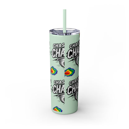 Tumbler Cup with Tornado Radar Image - Storm Chaser Merchandise