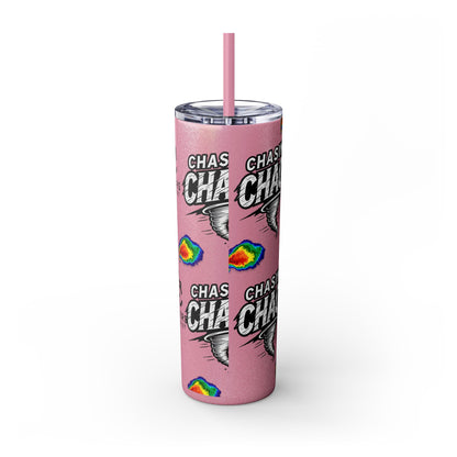 Tumbler Cup with Tornado Radar Image - Storm Chaser Merchandise