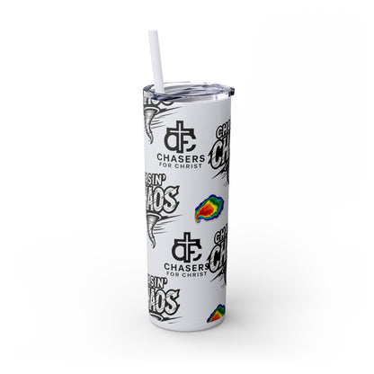 Tumbler Cup with Tornado Radar Image - Storm Chaser Merchandise