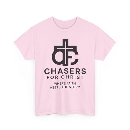 100% Cotton Chasers For Christ Storm Storm Chasers Tee, Religious