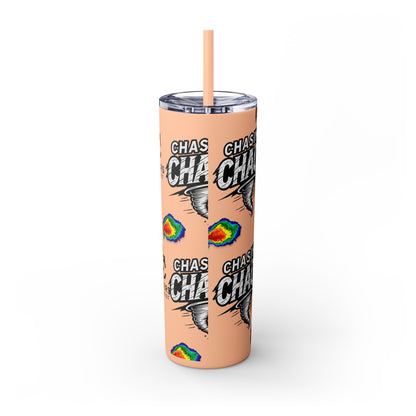 Tumbler Cup with Tornado Radar Image - Storm Chaser Merchandise