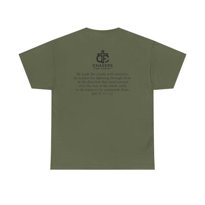 100% Cotton Chasers For Christ Storm Storm Chasers Tee, Religious