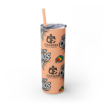 Tumbler Cup with Tornado Radar Image - Storm Chaser Merchandise
