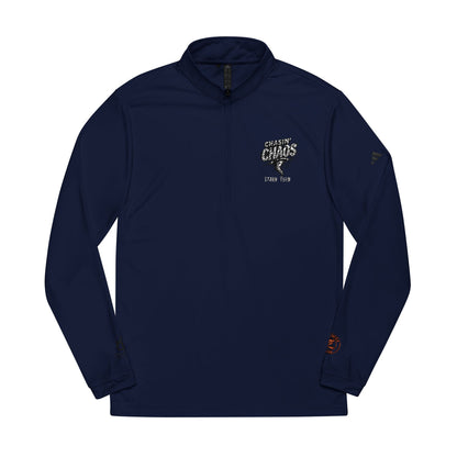 adidas® Quarter-Zip Pullover with Embroidery - Stylish Athletic Top for Outdoor Activities, Sports, Casual Wear, Gifts, Workout