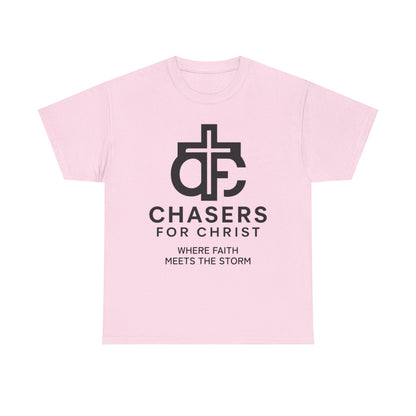 100% Cotton Chasers For Christ Storm Storm Chasers Tee, Religious