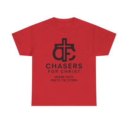 100% Cotton Chasers For Christ Storm Storm Chasers Tee, Religious