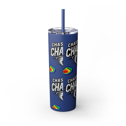 Tumbler Cup with Tornado Radar Image - Storm Chaser Merchandise