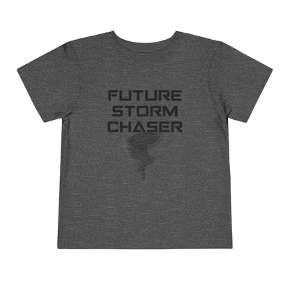 Toddler Tee - Future Storm Chaser with Tornadoes and Chasin Chaos Logo