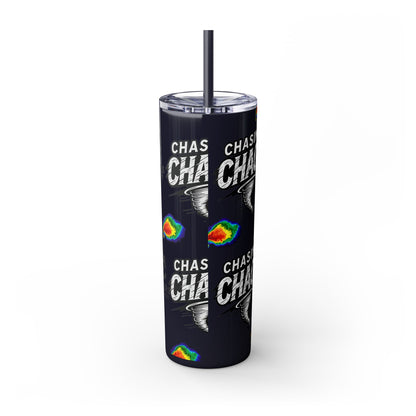 Tumbler Cup with Tornado Radar Image - Storm Chaser Merchandise