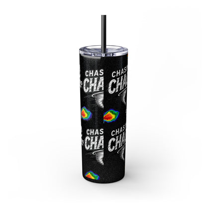 Tumbler Cup with Tornado Radar Image - Storm Chaser Merchandise